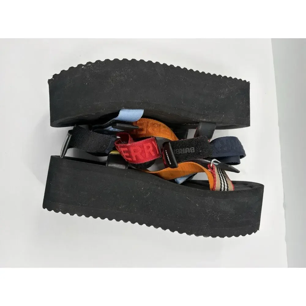 Burberry Multicolor Flat Sandals